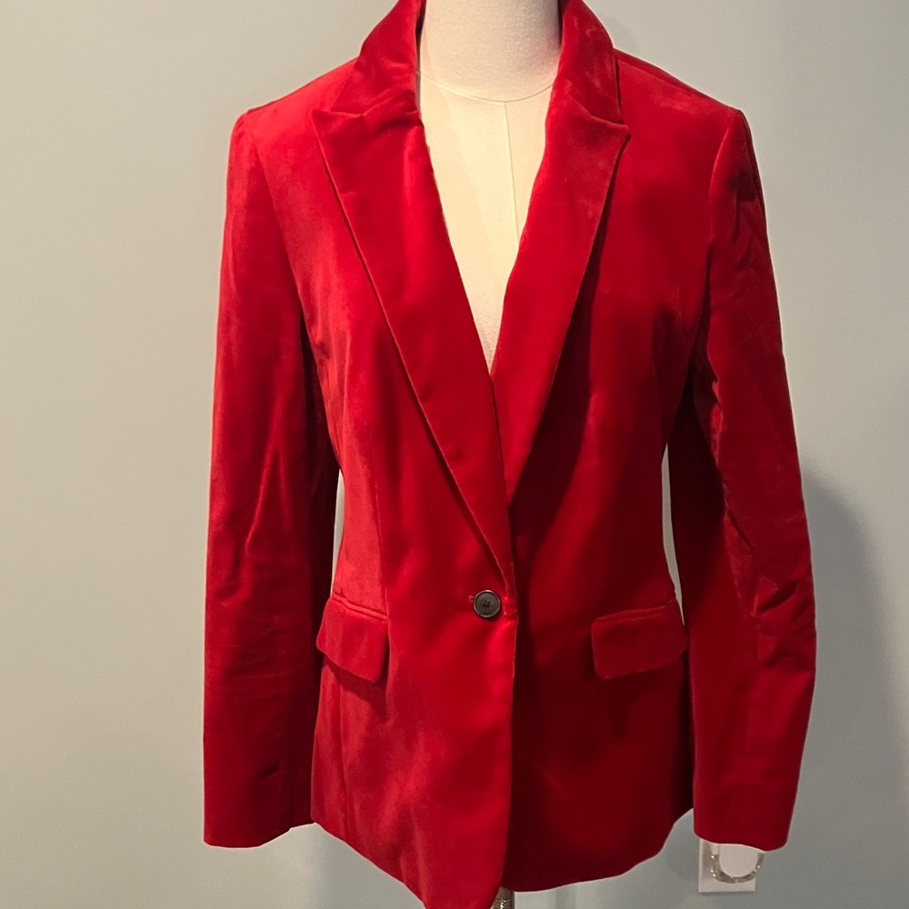 EUC Talbots velvet blazer